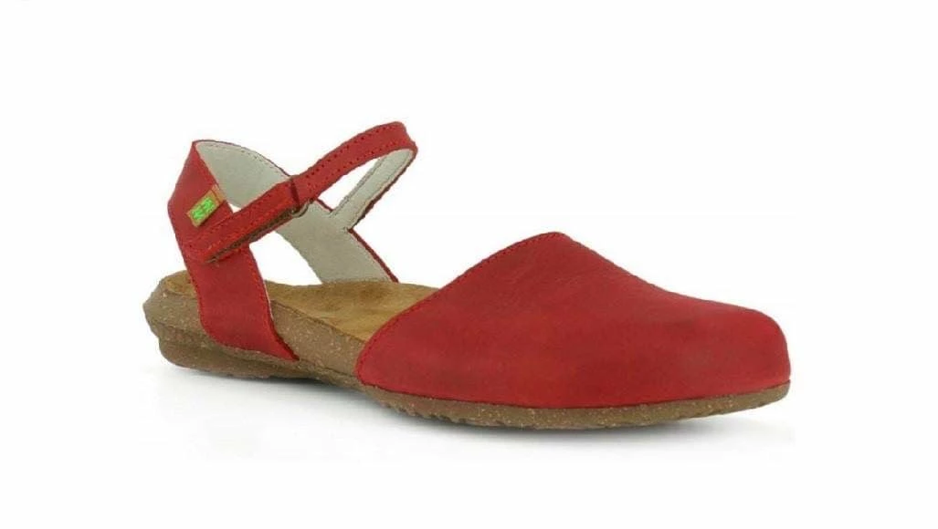 El Naturalista Ladies Shoes El Naturalista N412 Tibet Red Flats Sandals Made In Spain 1 El Naturalista Ladies Shoes El Naturalista N412 Tibet Red Flats Sandals Made In Spain