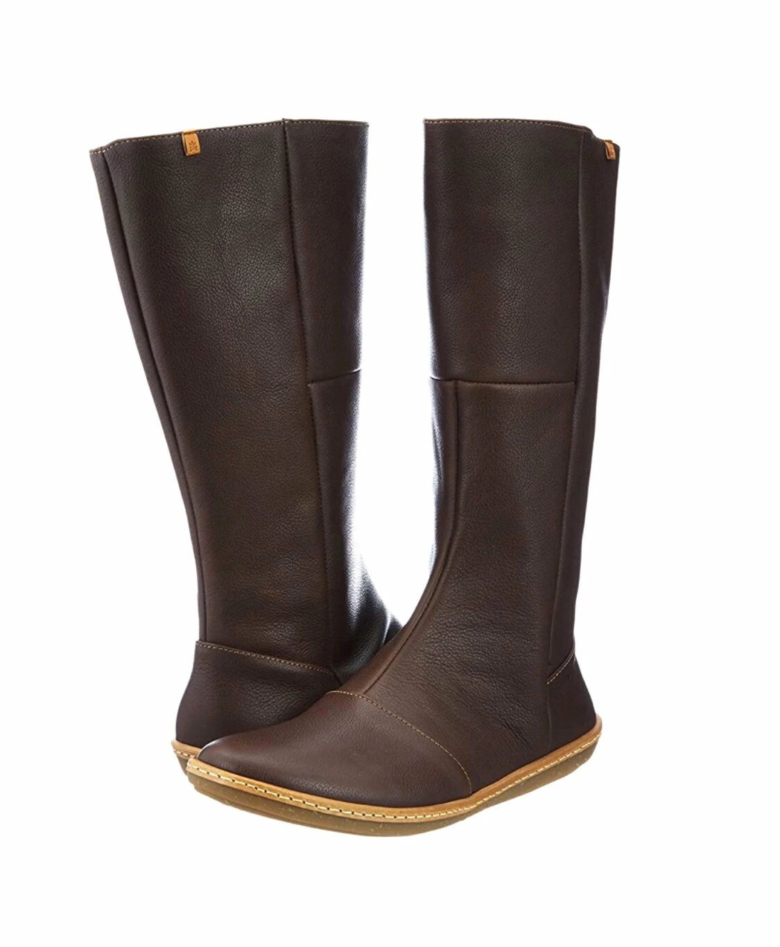 El Naturalista Ladies Boots El Naturalista 5316 Brown Coral Knee High Boots Zip Made In Spain 2 El Naturalista Ladies Boots El Naturalista 5316 Brown Coral Knee High Boots Zip Made In Spain - Image 2
