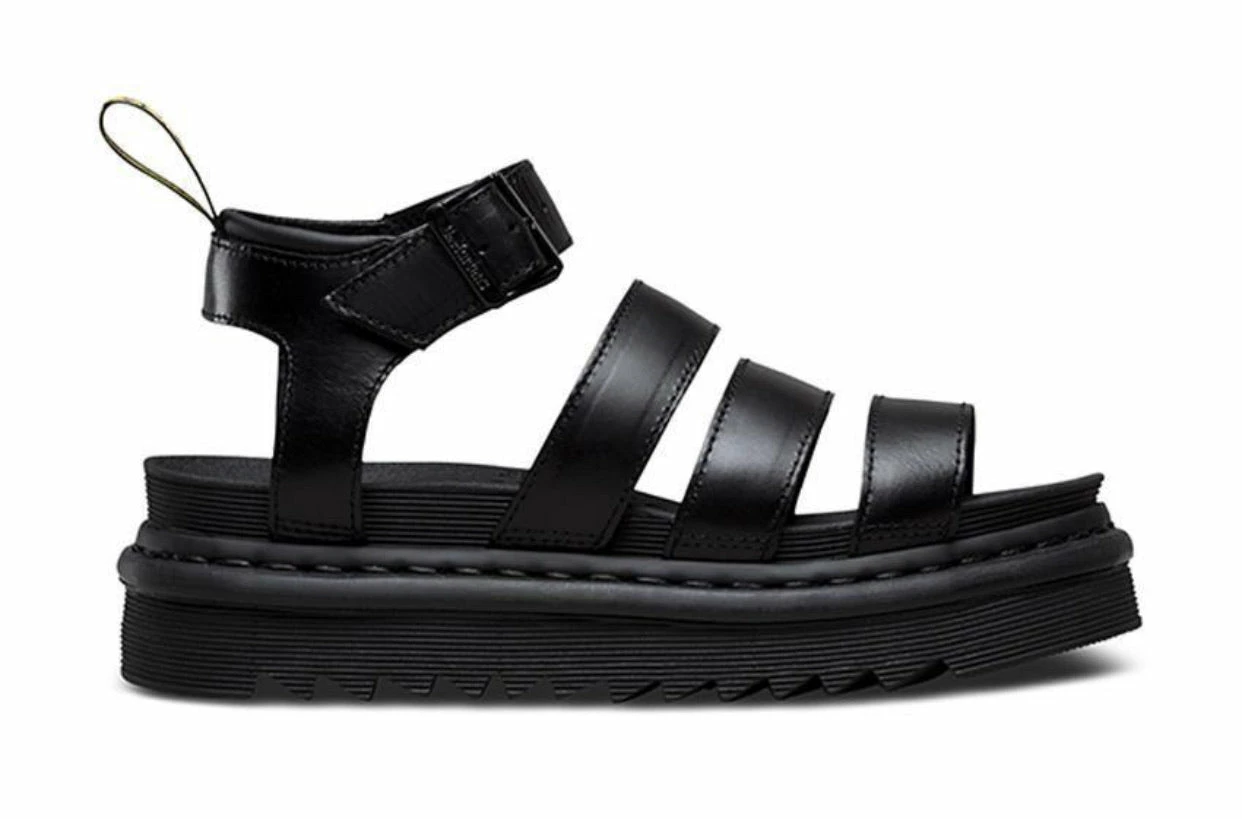 Dr. Martens Shoes Dr. Martens Blaire Chunky Black Sandal Buckle 3 Strap 2 Dr. Martens Shoes Dr. Martens Blaire Chunky Black Sandal Buckle 3 Strap - Image 2