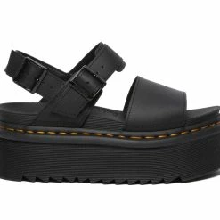 Dr. Martens Shoes Dr. Martens Voss Quad Black Hydro Leather Yellow Stitch Platform Sandal -El Naturalista store image d95b6fac d2f7 4a2b 8af8 eb93cf9eea69 2048x