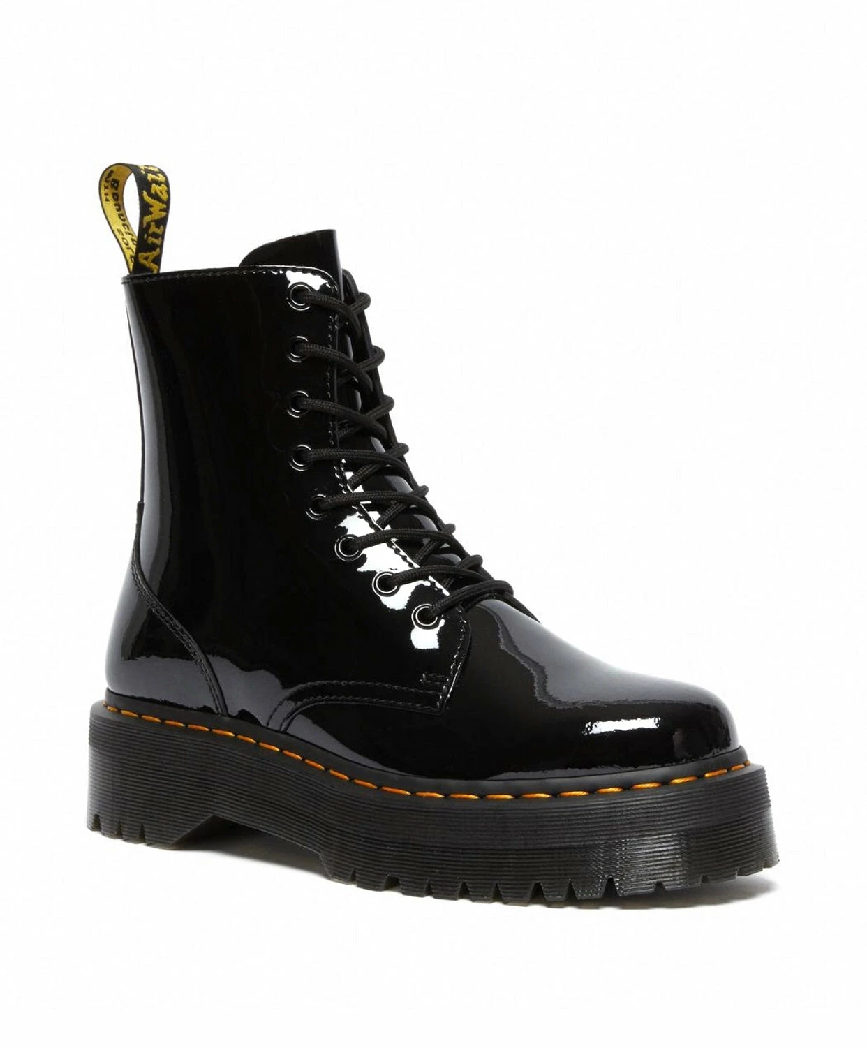 Dr. Martens Boots Dr. Martens Jadon Black Patent Zip Platform Ankle 8 Eyelet Boot 1 Dr. Martens Boots Dr. Martens Jadon Black Patent Zip Platform Ankle 8 Eyelet Boot