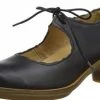 El Naturalista Ladies Shoes El Naturalista 5354 Black Lace Up Court Shoe Made In Spain