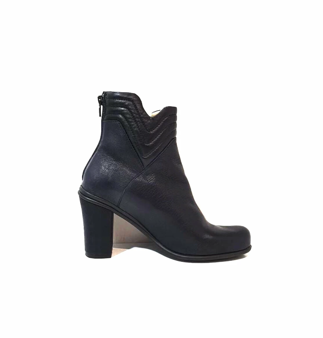 Eject Ladies Boots Eject EJW21-07 Navy Back Zip Ankle Boot Made In Portugal 4 Eject Ladies Boots Eject EJW21-07 Navy Back Zip Ankle Boot Made In Portugal - Image 4