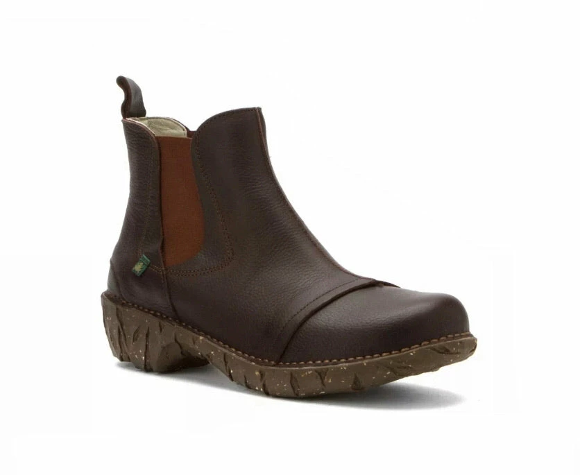 El Naturalista Ladies Boots El Naturalista N158 Brown Pull On Ankle Boot Made In Spain 1 El Naturalista Ladies Boots El Naturalista N158 Brown Pull On Ankle Boot Made In Spain