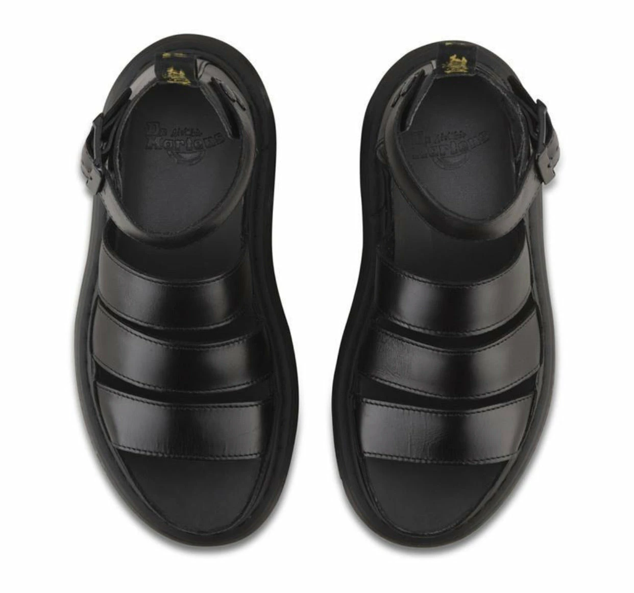 Dr. Martens Shoes Dr. Martens Clarissa II Brando Black Sandal Buckle 3 Ankle Strap 8 Dr. Martens Shoes Dr. Martens Clarissa II Brando Black Sandal Buckle 3 Ankle Strap - Image 8