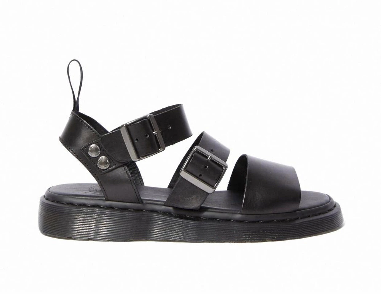 Dr. Martens Shoes Dr. Martens Gryphon Black Brando Leather Gladiator Sandal 4 Dr. Martens Shoes Dr. Martens Gryphon Black Brando Leather Gladiator Sandal - Image 4