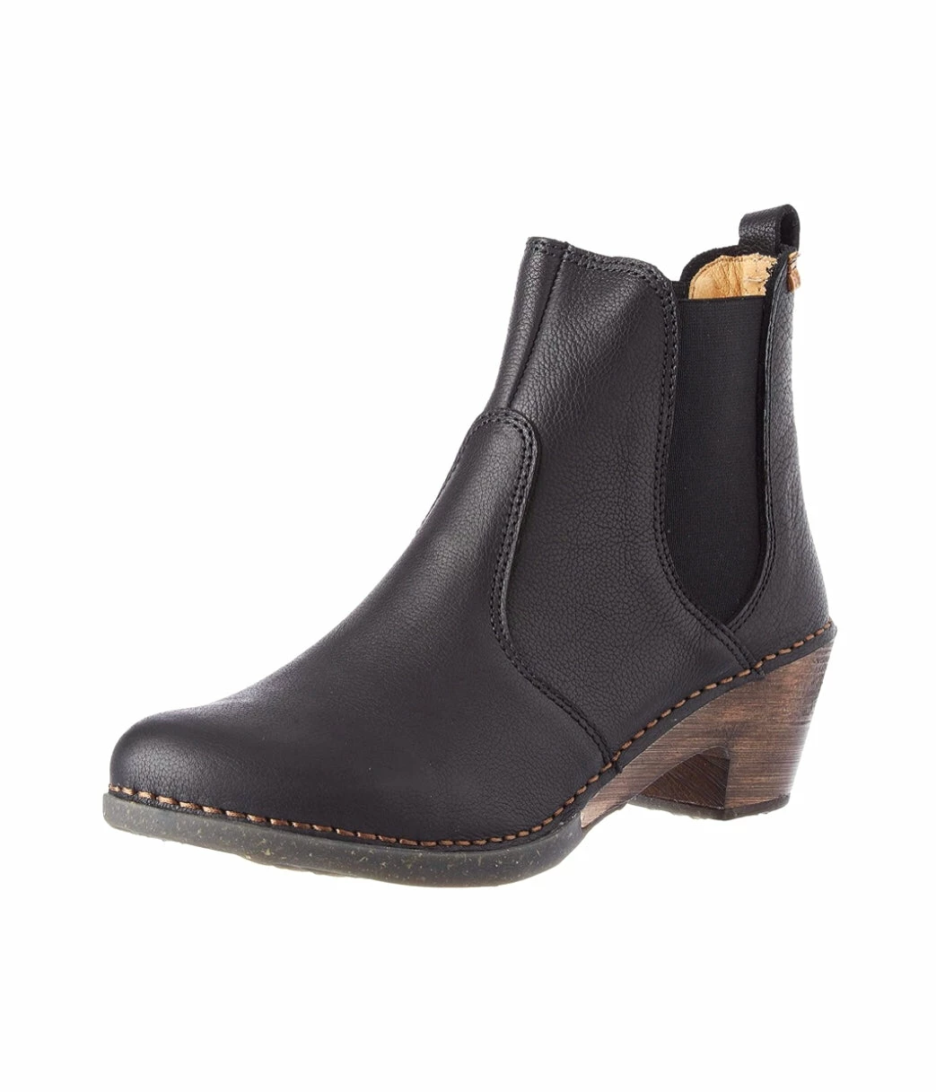 El Naturalista Ladies Boots El Naturalista 5492 Sylvan Black Pull On Ankle Boot Made In Spain 1 El Naturalista Ladies Boots El Naturalista 5492 Sylvan Black Pull On Ankle Boot Made In Spain