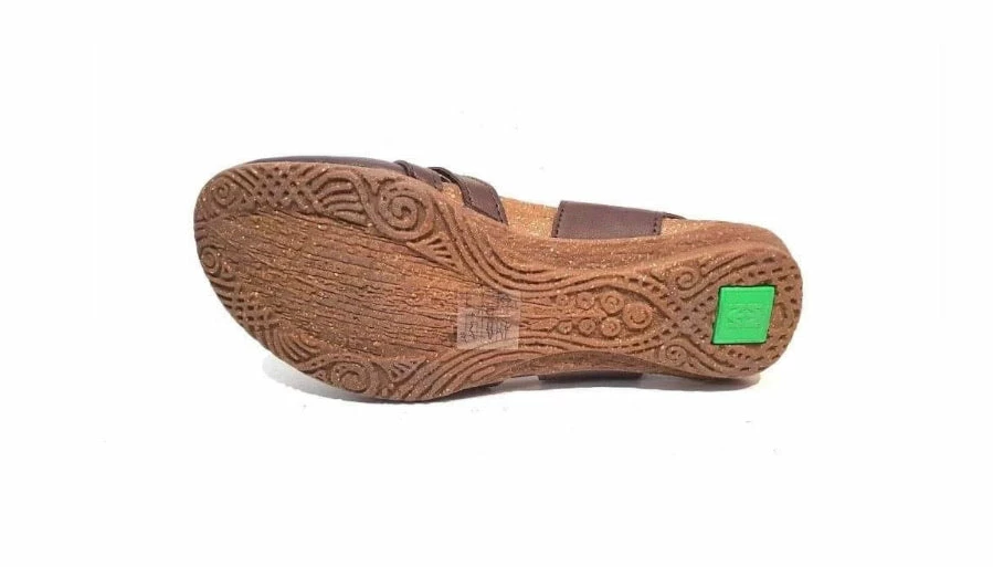 El Naturalista Ladies Shoes El Naturalista N5062 Brown Vegan Mary Jane Flats Made In Spain 4 El Naturalista Ladies Shoes El Naturalista N5062 Brown Vegan Mary Jane Flats Made In Spain - Image 4