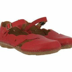El Naturalista Ladies Shoes El Naturalista 5224 Tibet Red Mary Jane Made In Spain