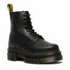 Dr. Martens Boots Dr. Martens Audrick Black Nappa Lux Platform Ankle 8 Eyelet Boot