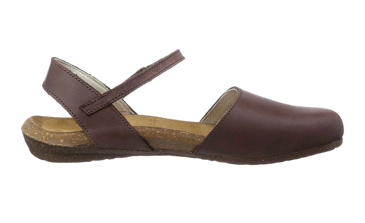 El Naturalista Ladies Shoes El Naturalista N412 Brown Flats Sandals Made In Spain 1 El Naturalista Ladies Shoes El Naturalista N412 Brown Flats Sandals Made In Spain