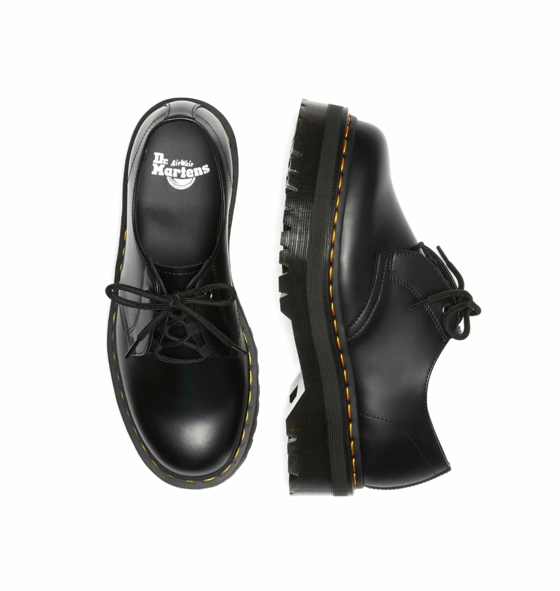 Dr. Martens Shoes Dr. Martens Jarrick Lo Black Smooth Platform 1 Eyelet Shoe 8 Dr. Martens Shoes Dr. Martens Jarrick Lo Black Smooth Platform 1 Eyelet Shoe - Image 8