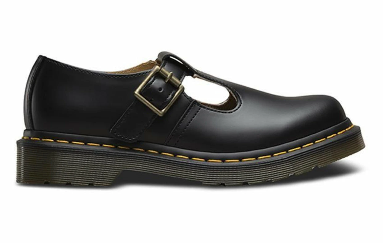 Dr. Martens Shoes Dr. Martens Polley Black Smooth 2 Dr. Martens Shoes Dr. Martens Polley Black Smooth - Image 2