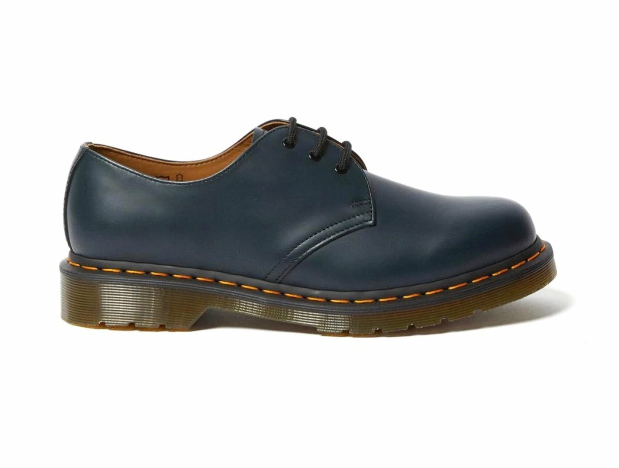 Dr. Martens Shoes Dr. Martens 1461 Navy Blue Smooth 3 Eyelet Shoe 8 Dr. Martens Shoes Dr. Martens 1461 Navy Blue Smooth 3 Eyelet Shoe - Image 8