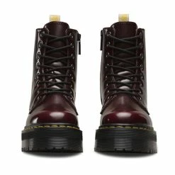 Dr. Martens Boots Dr. Martens Vegan Jadon II Cherry Red Platform Ankle 8 Eyelet Boot -El Naturalista store image fd9c2946 f91a 47dd 8a8a 8040159e68ff 2048x