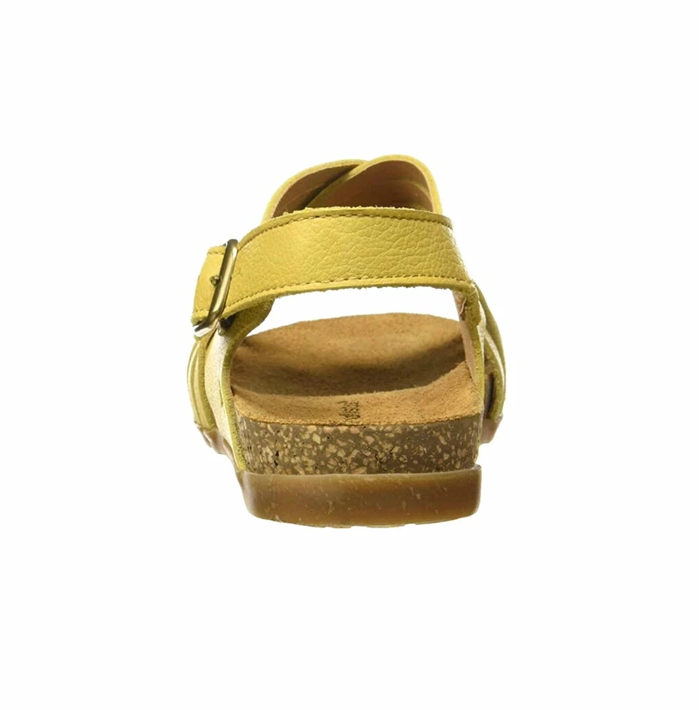 El Naturalista Ladies Shoes El Naturalista 5246 Zumaia Natural Grain Corn Yellow Sandals Made In Spain 4 El Naturalista Ladies Shoes El Naturalista 5246 Zumaia Natural Grain Corn Yellow Sandals Made In Spain - Image 4