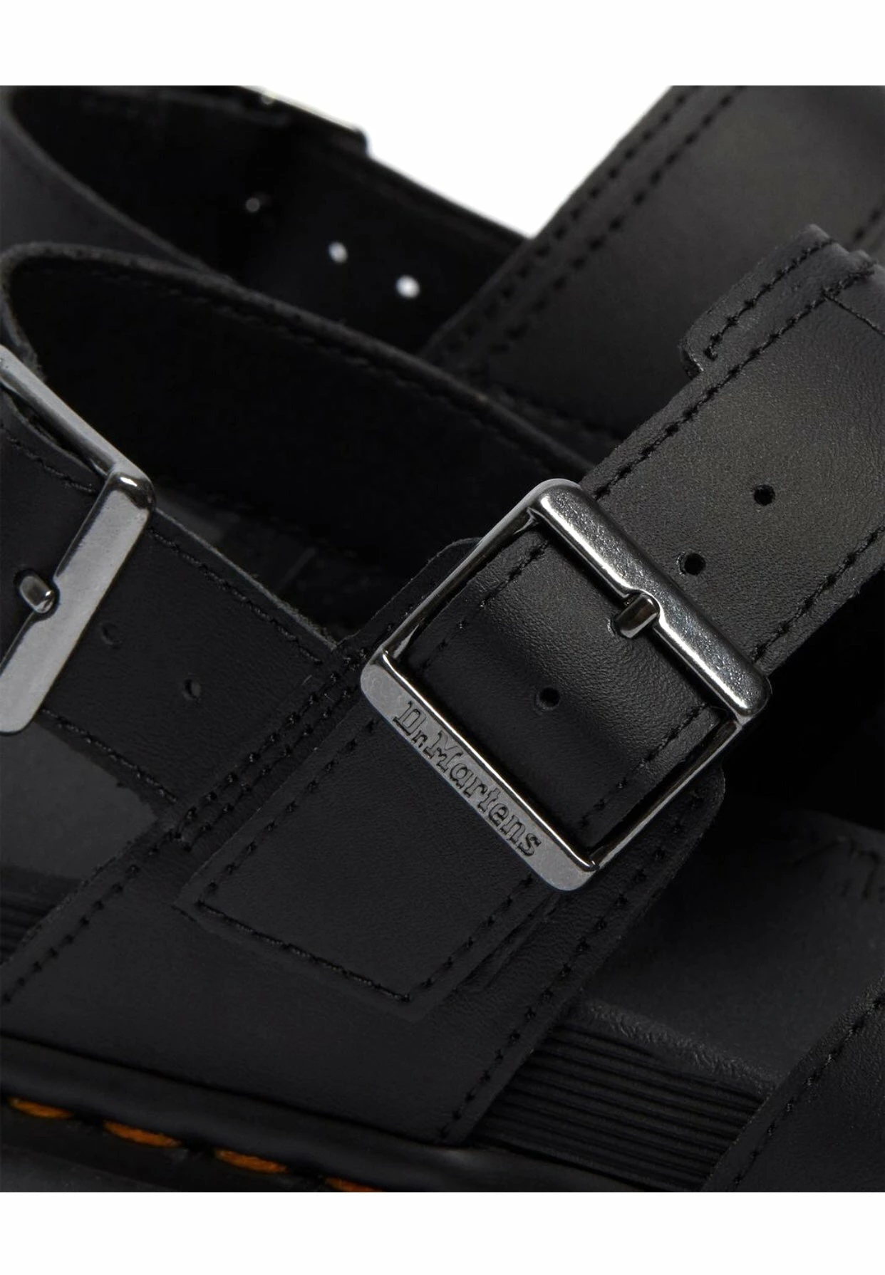 Dr. Martens Shoes Dr. Martens Voss II Black Hydro Leather Cross Strap Sandal 7 Dr. Martens Shoes Dr. Martens Voss II Black Hydro Leather Cross Strap Sandal - Image 7