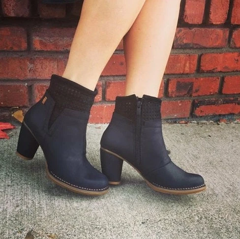 El Naturalista Ladies Boots El Naturalista N495 Black Zip Ankle Boot Made In Spain 6 El Naturalista Ladies Boots El Naturalista N495 Black Zip Ankle Boot Made In Spain - Image 6
