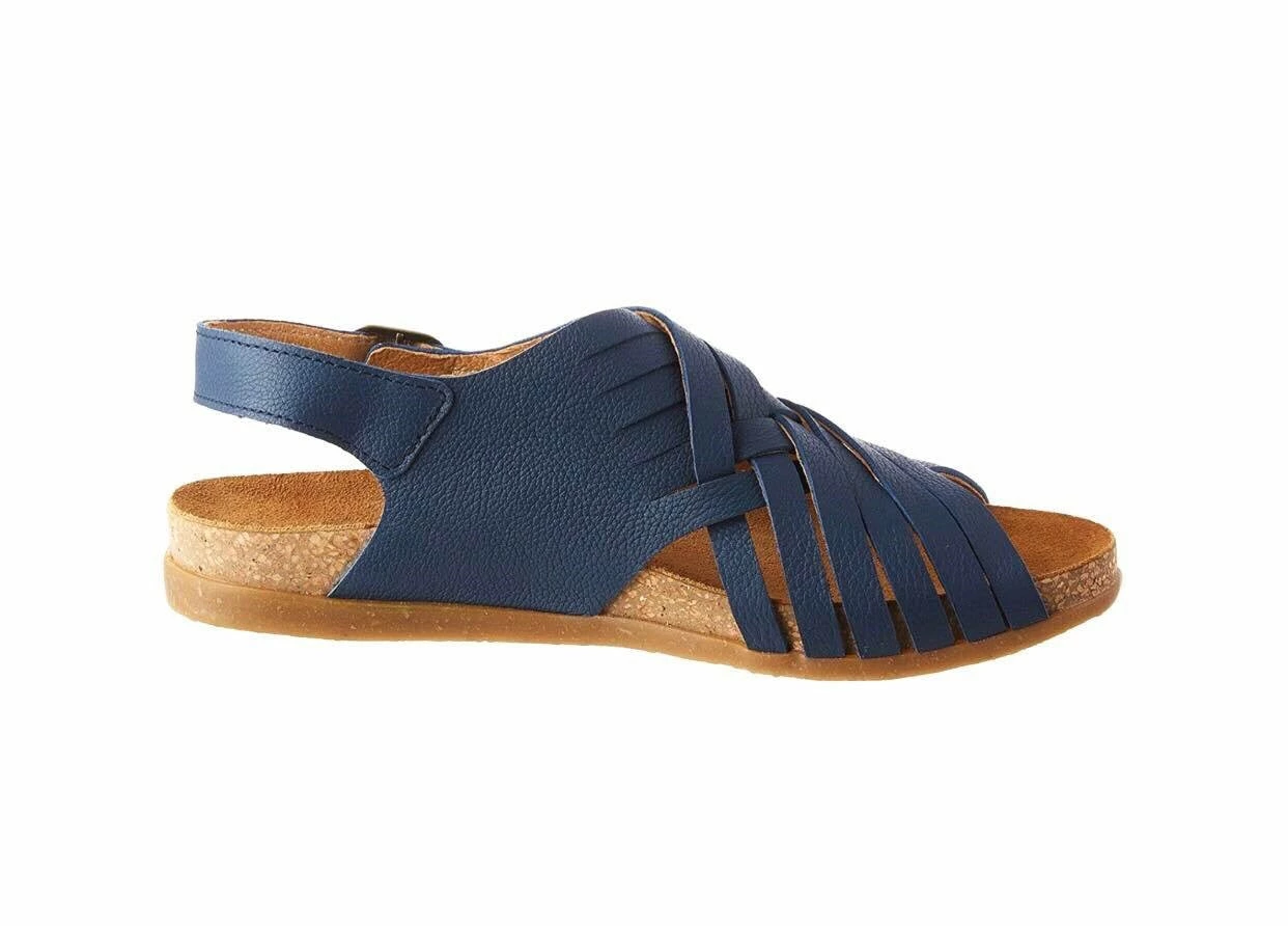El Naturalista Ladies Shoes El Naturalista 5246 Zumaia Ocean Blue Natural Grain Sandals Made In Spain 1 El Naturalista Ladies Shoes El Naturalista 5246 Zumaia Ocean Blue Natural Grain Sandals Made In Spain