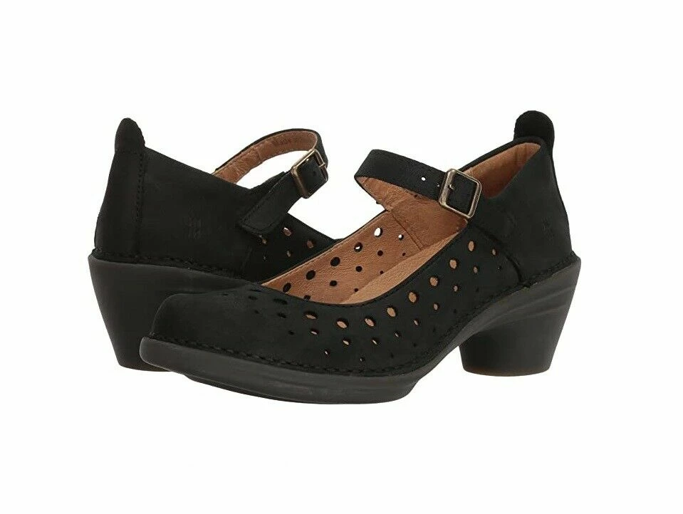 El Naturalista Ladies Shoes El Naturalista 5320 Black Court Shoe Made In Spain 6 El Naturalista Ladies Shoes El Naturalista 5320 Black Court Shoe Made In Spain - Image 6