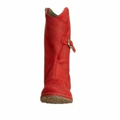 El Naturalista Ladies Boots El Naturalista N916 Tibet Red Mid Calf Zip Boots Made In Spain -El Naturalista store s l1600 1 2048x