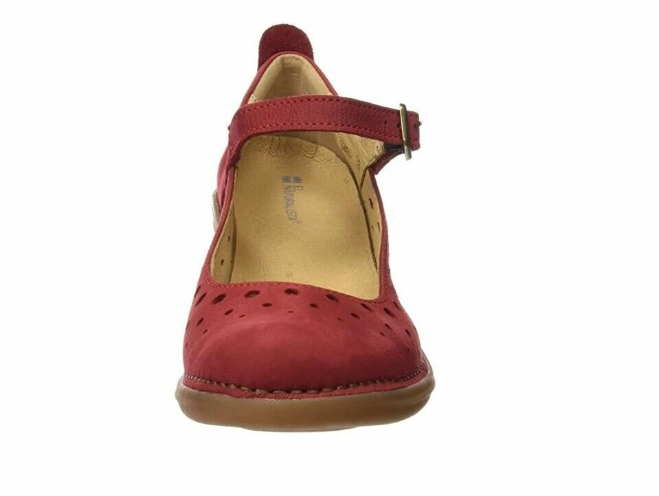 El Naturalista Ladies Shoes El Naturalista 5320 Tibet Red Court Shoe Made In Spain 2 El Naturalista Ladies Shoes El Naturalista 5320 Tibet Red Court Shoe Made In Spain - Image 2