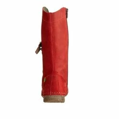 El Naturalista Ladies Boots El Naturalista N916 Tibet Red Mid Calf Zip Boots Made In Spain -El Naturalista store s l1600 2 2048x