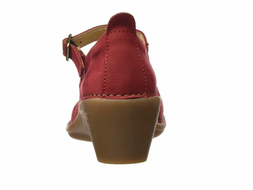El Naturalista Ladies Shoes El Naturalista 5320 Tibet Red Court Shoe Made In Spain 3 El Naturalista Ladies Shoes El Naturalista 5320 Tibet Red Court Shoe Made In Spain - Image 3