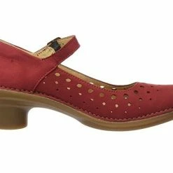 El Naturalista Ladies Shoes El Naturalista 5320 Tibet Red Court Shoe Made In Spain