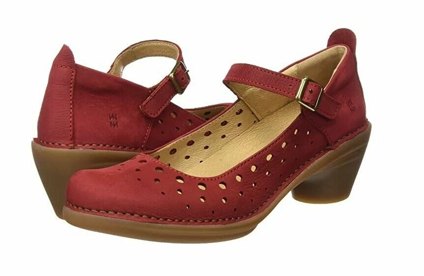 El Naturalista Ladies Shoes El Naturalista 5320 Tibet Red Court Shoe Made In Spain 6 El Naturalista Ladies Shoes El Naturalista 5320 Tibet Red Court Shoe Made In Spain - Image 6
