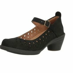 El Naturalista Ladies Shoes El Naturalista 5320 Black Court Shoe Made In Spain